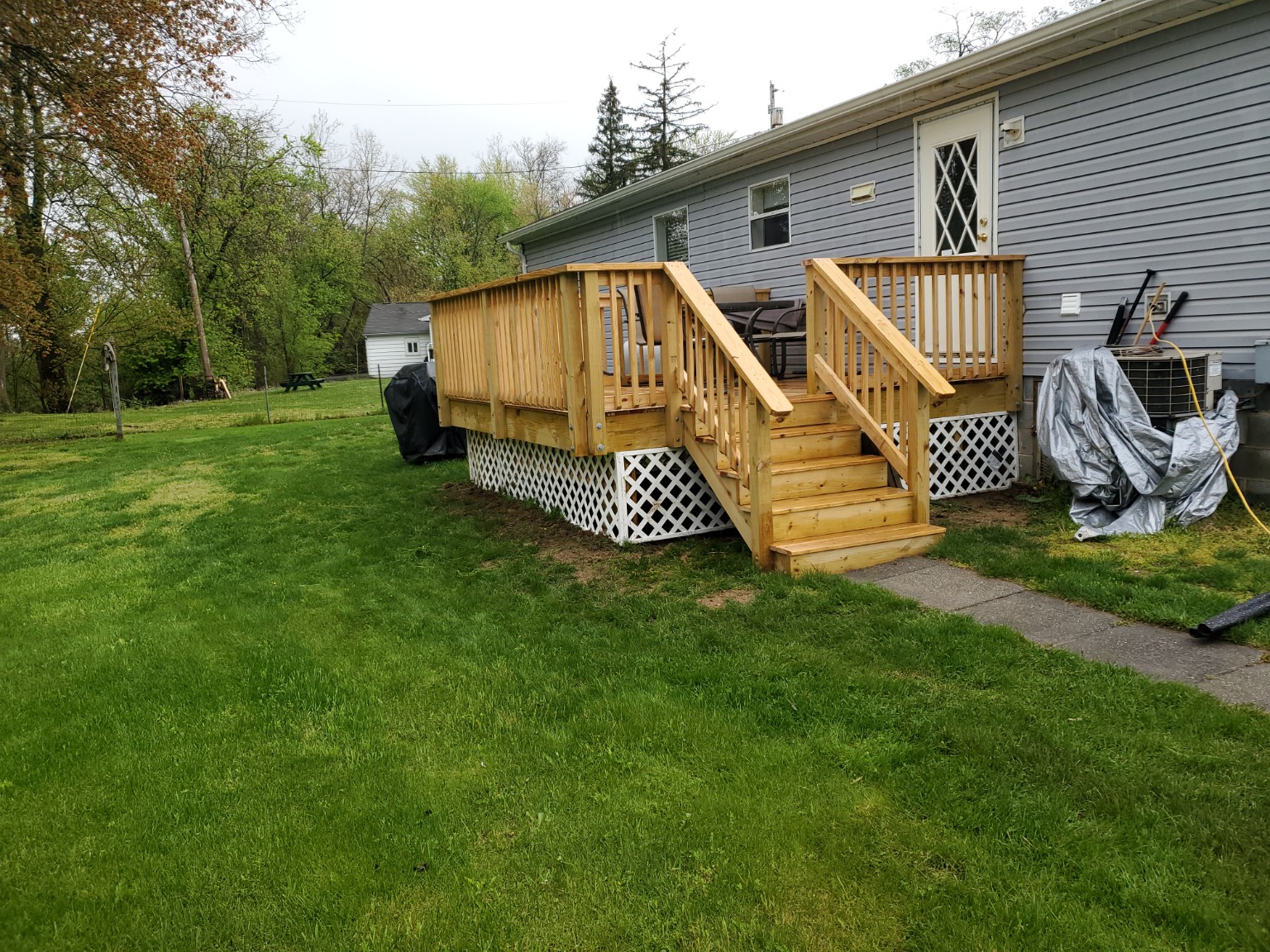 Deck build after renovation