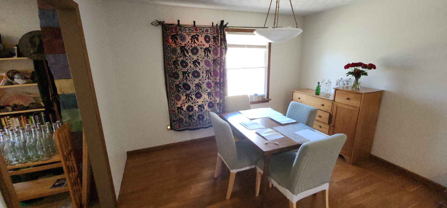 Before — separate dining room