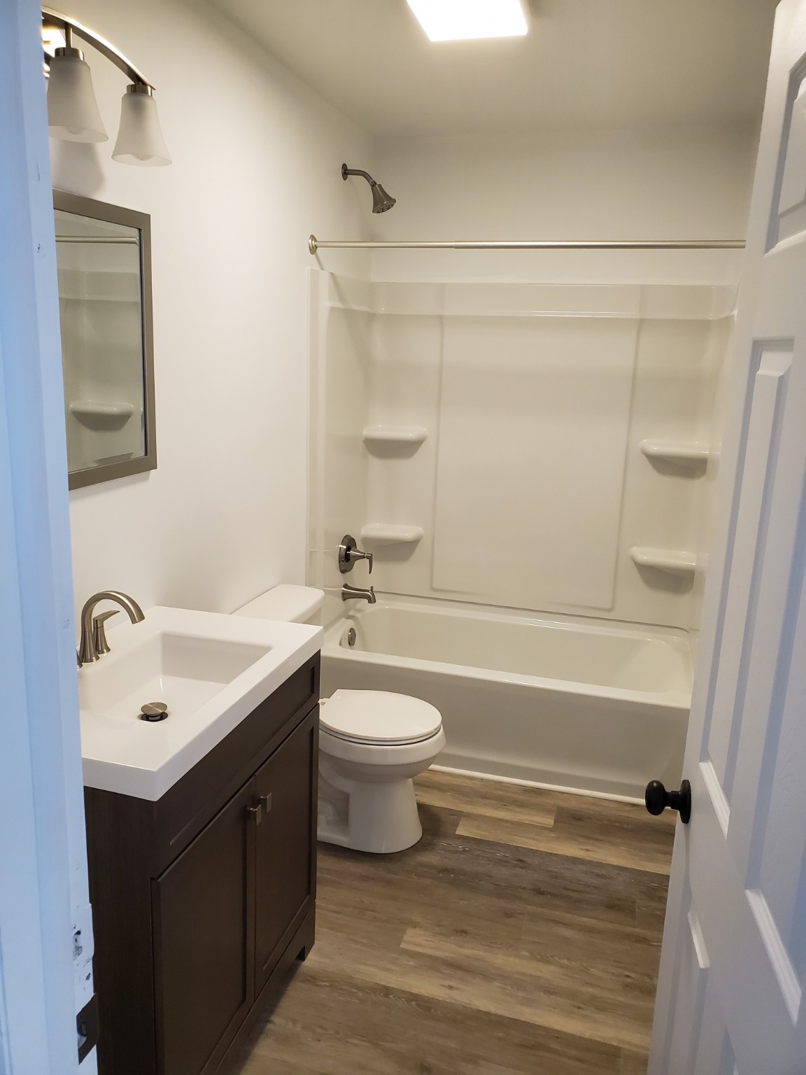Bathroom renovation after renovation